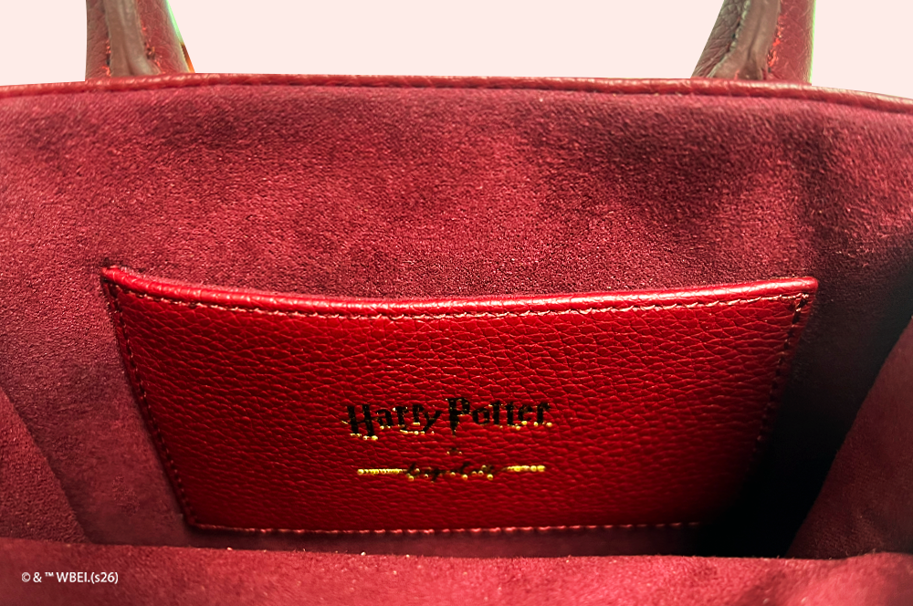 MINI TOTE 9 3/4 BURGUNDY