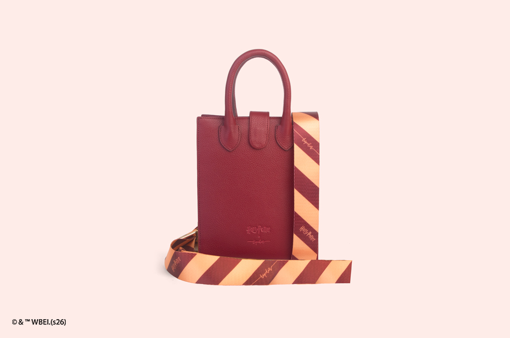 MINI TOTE 9 3/4 BURGUNDY
